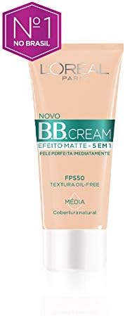         L'Oréal Paris Base Bb Cream Efeito Matte Cor Média Fps 50 30Ml       