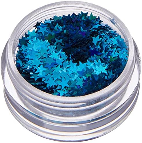         Colormake Glitter Shine Estrela Azul Turquesa 2G       