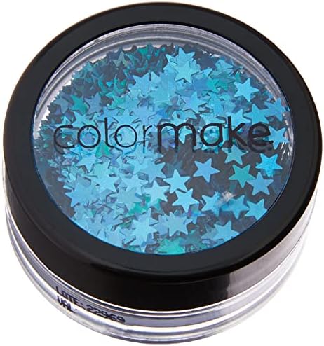         Colormake Glitter Shine Estrela Azul Turquesa 2G       