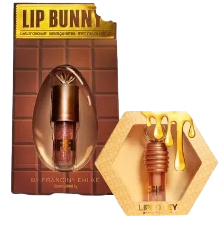 Kit de Gloss Labial Fran Lip Bunny By Fran, Liphoney, Franciny Ehkle