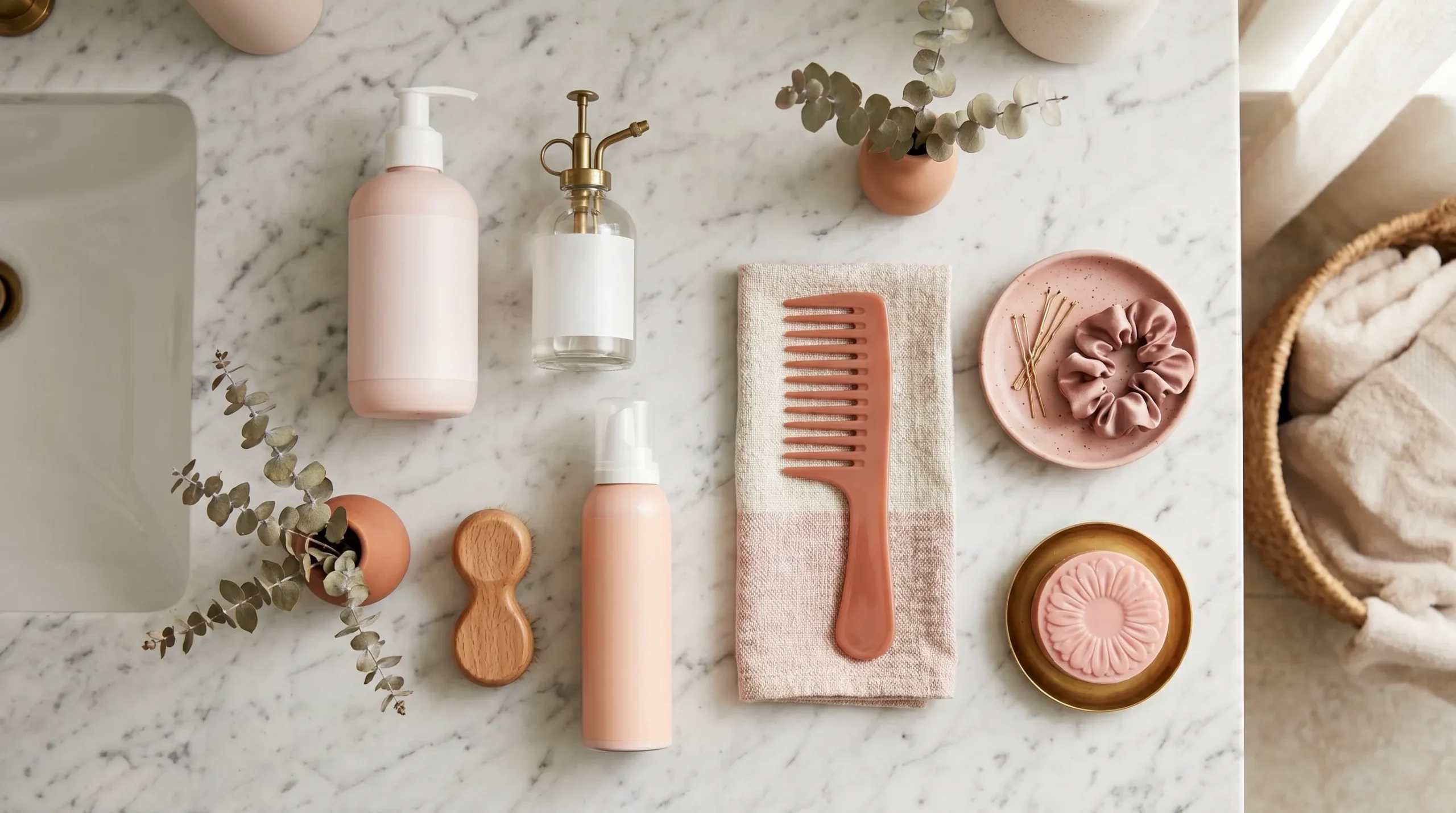 rotina de produtos para cabelo cacheado com mousse capilar