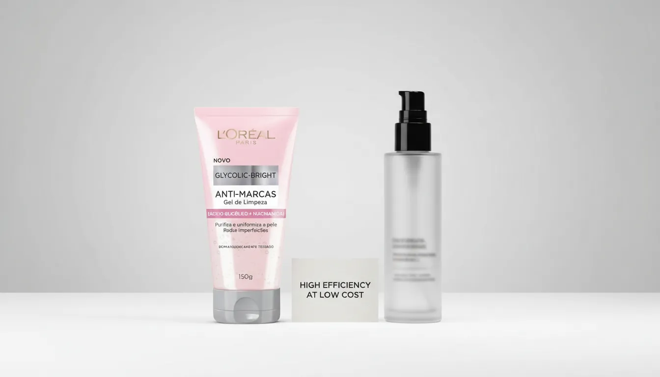 gel limpeza loreal glycolic bright