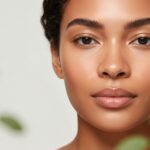Mulher com maquiagem natural e pele radiante, simbolizando a beleza consciente e ética das melhores marcas de maquiagem natural e cruelty-free.
