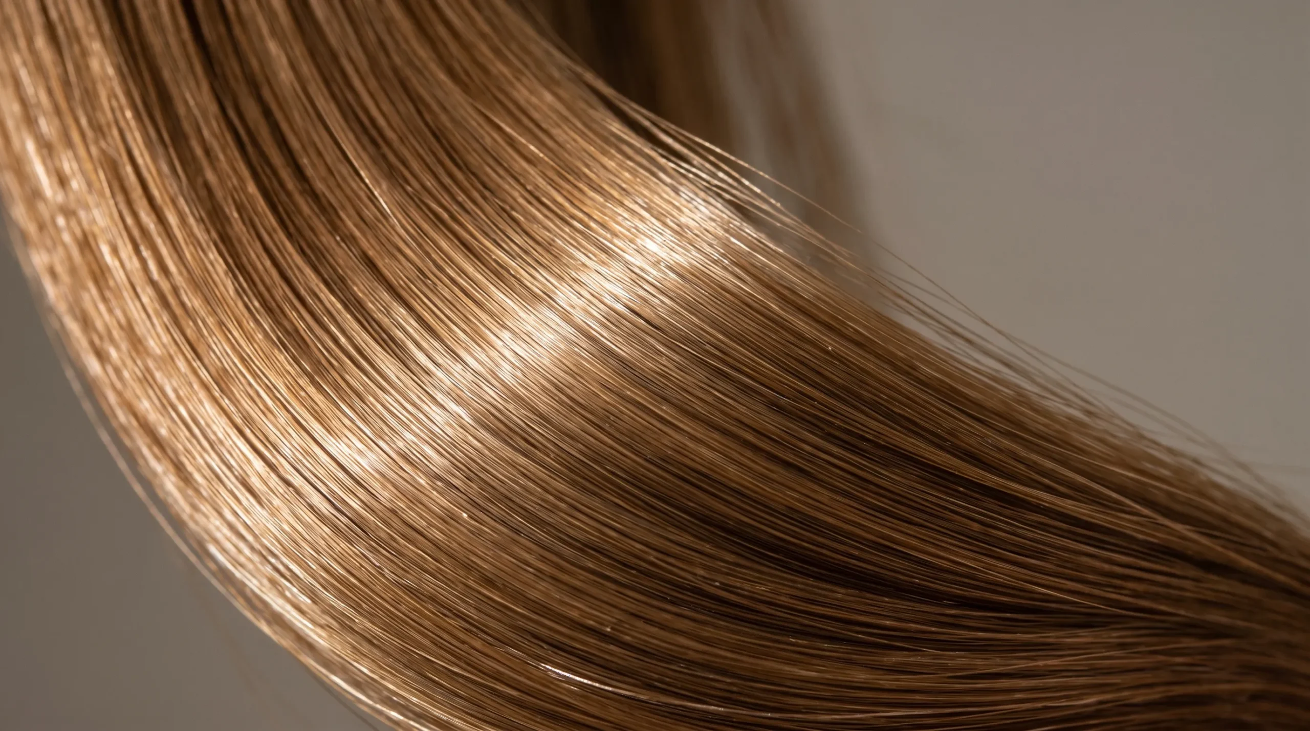 fios de cabelo com tom uniforme após uso de tonalizante